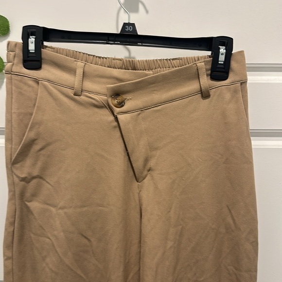 Tan Linen Pants Cream Tan Womens Size Small 🤍 - Picture 3 of 6